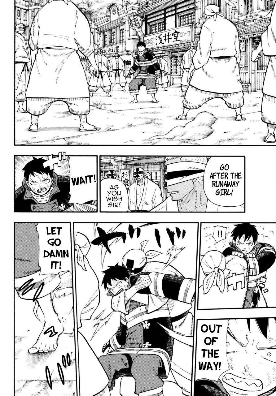 Enen no Shouboutai Chapter 104 page 9 - Chapter 104: Bonds Between the Fire Scenes