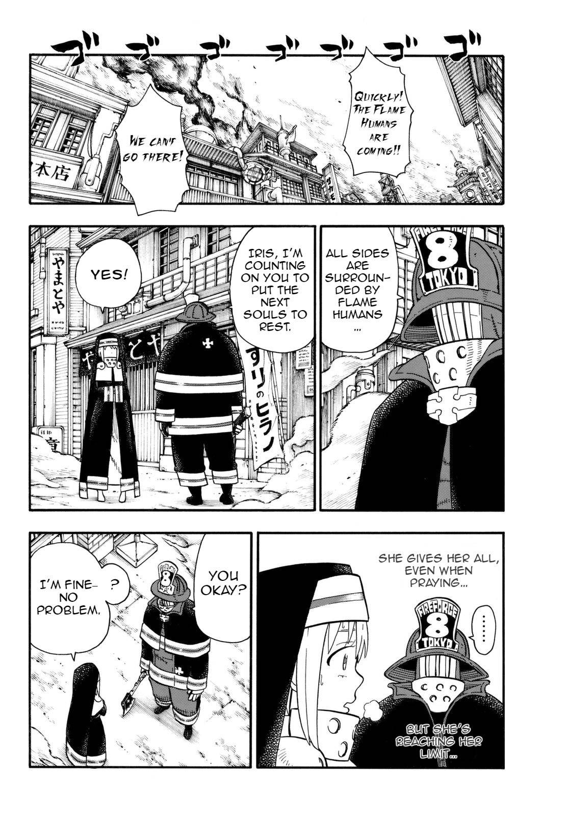 Enen no Shouboutai Chapter 105 page 3 - Chapter 105: Assembly