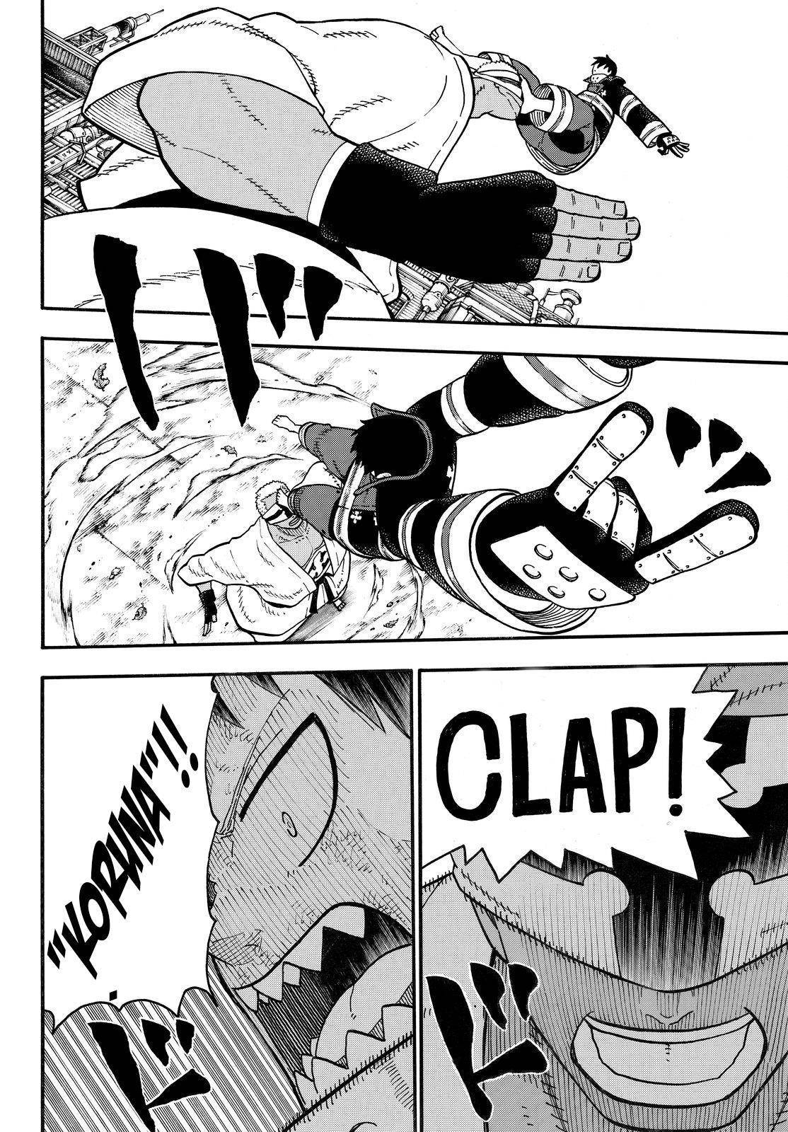 Enen no Shouboutai Chapter 107 page 15 - Chapter 107: Sign of the Horns