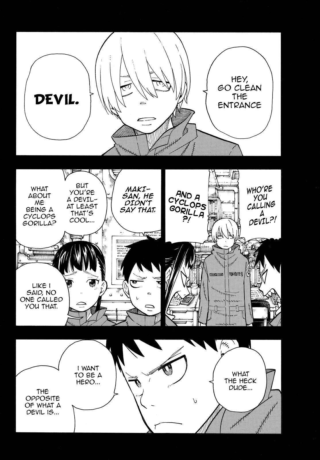 Enen no Shouboutai Chapter 107 page 3 - Chapter 107: Sign of the Horns