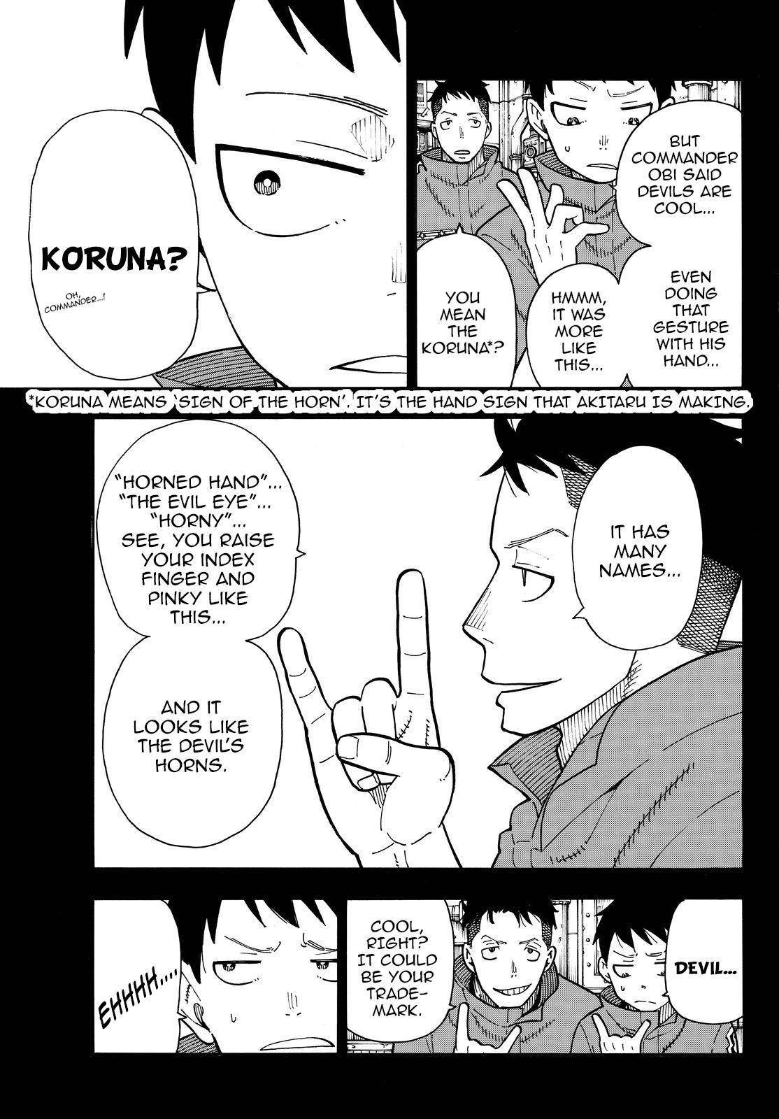 Enen no Shouboutai Chapter 107 page 4 - Chapter 107: Sign of the Horns