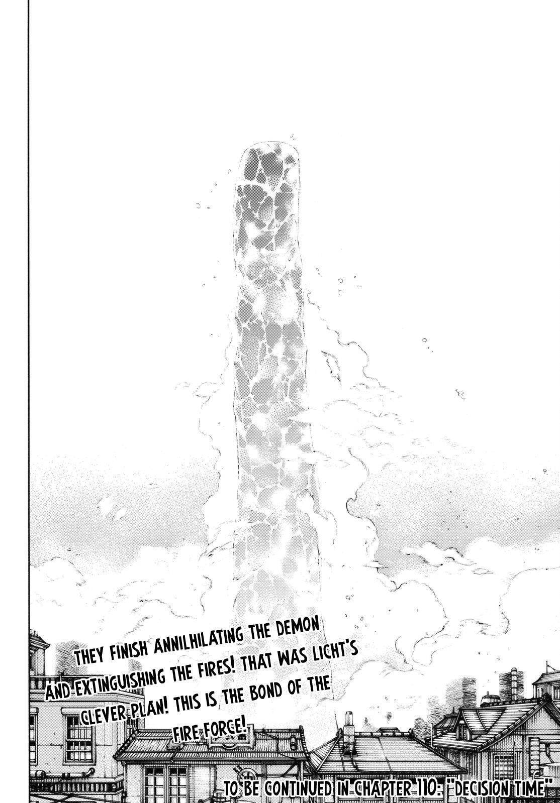 Enen no Shouboutai Chapter 109 page 20 - Chapter 109: The Critical Moment
