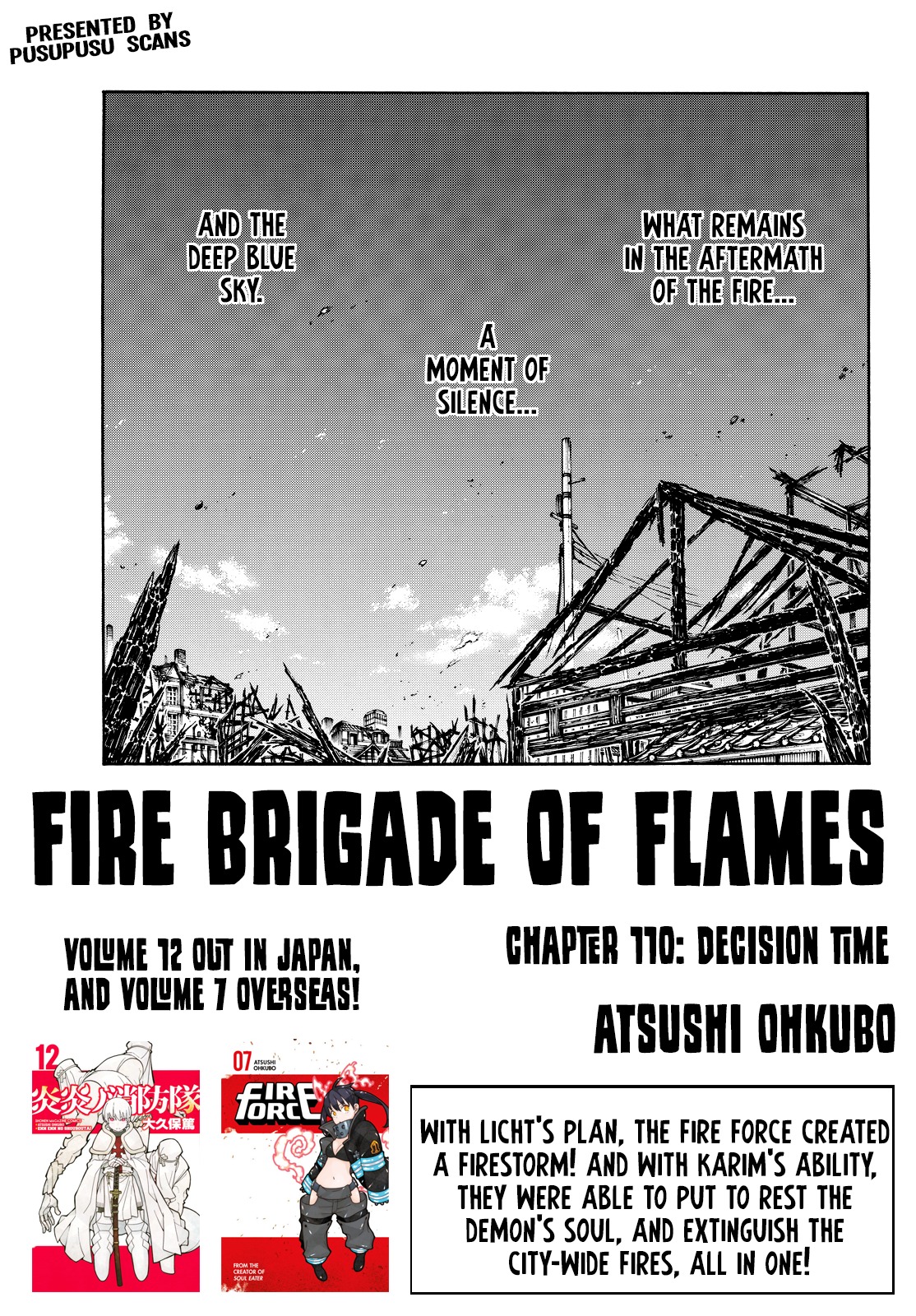 Enen no Shouboutai Chapter 110 page 1 - Chapter 110: Decision Time