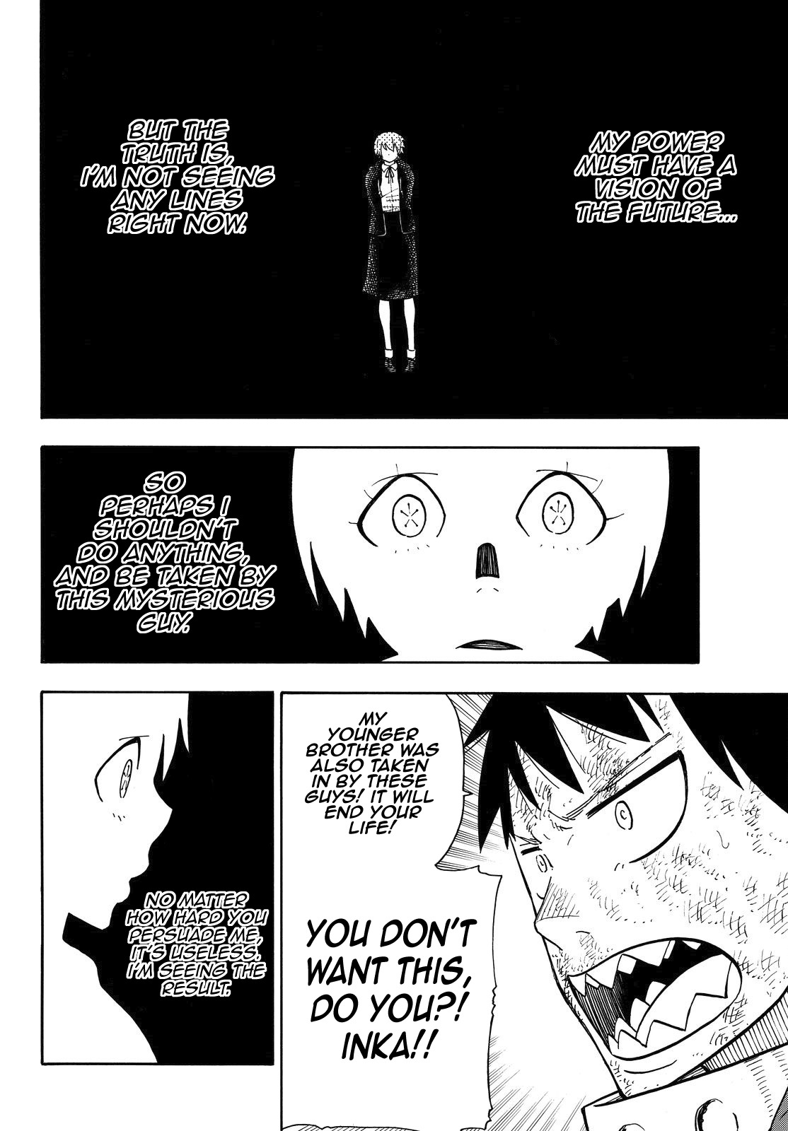 Enen no Shouboutai Chapter 110 page 12 - Chapter 110: Decision Time