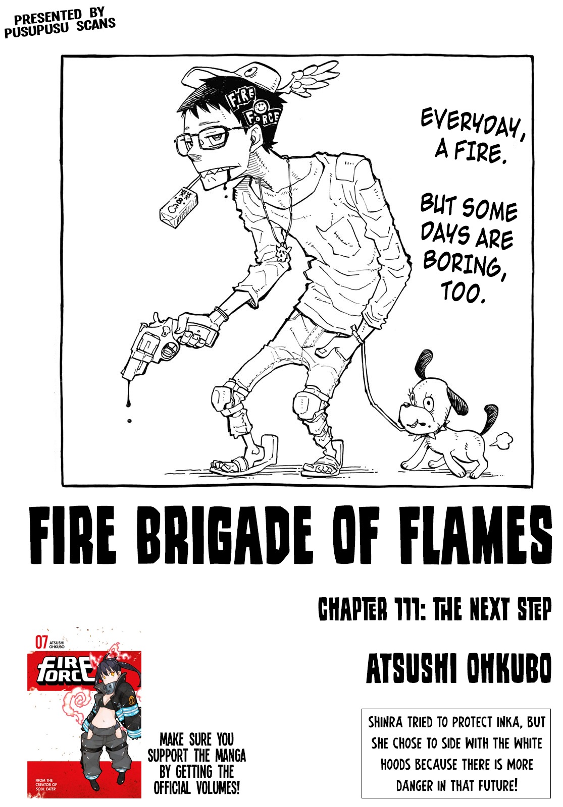 Enen no Shouboutai Chapter 111 page 1 - Chapter 111: The Next Step