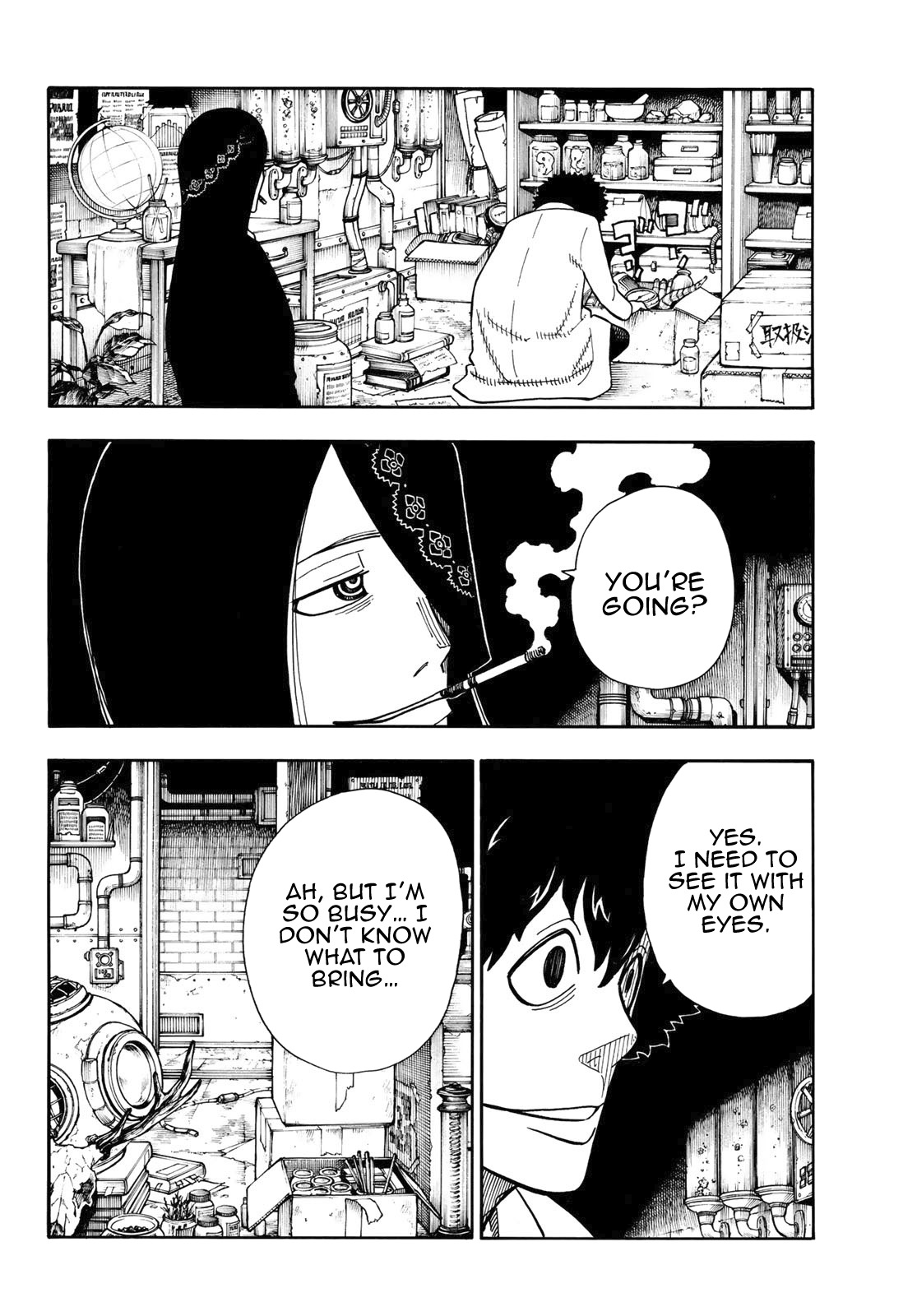 Enen no Shouboutai Chapter 111 page 13 - Chapter 111: The Next Step