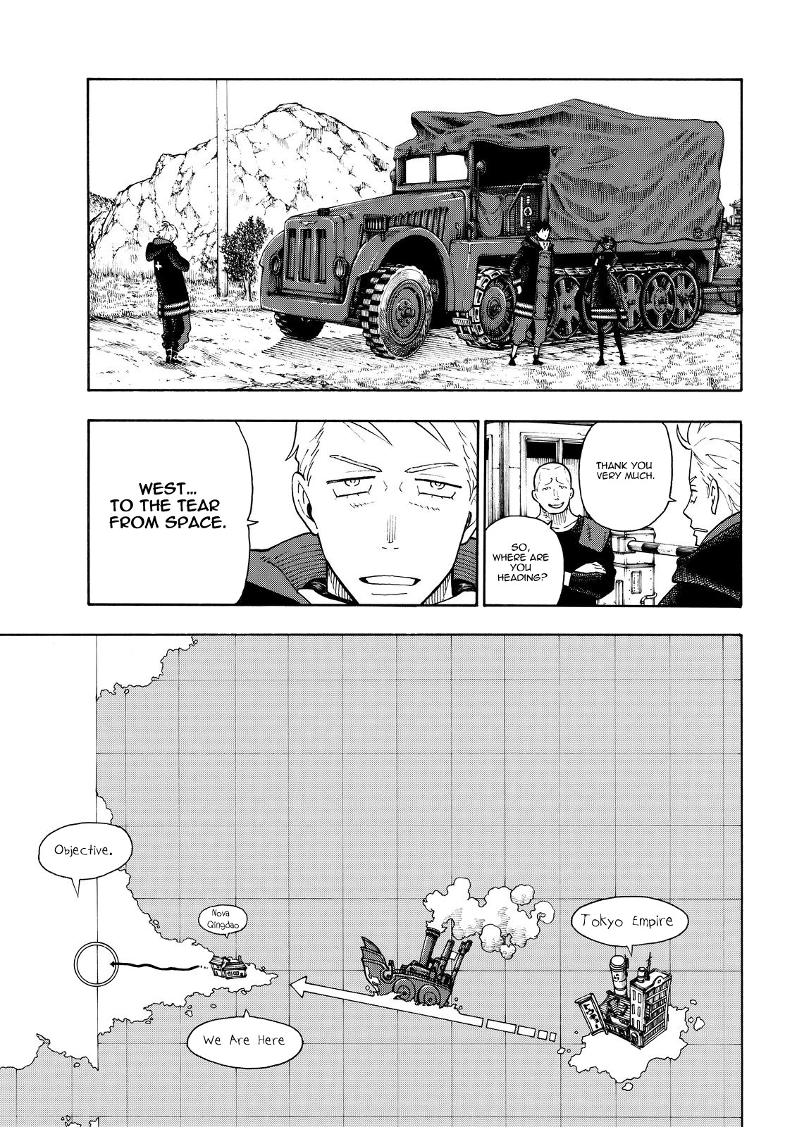 Enen no Shouboutai Chapter 112 page 18 - Chapter 112: Towards the Unknown