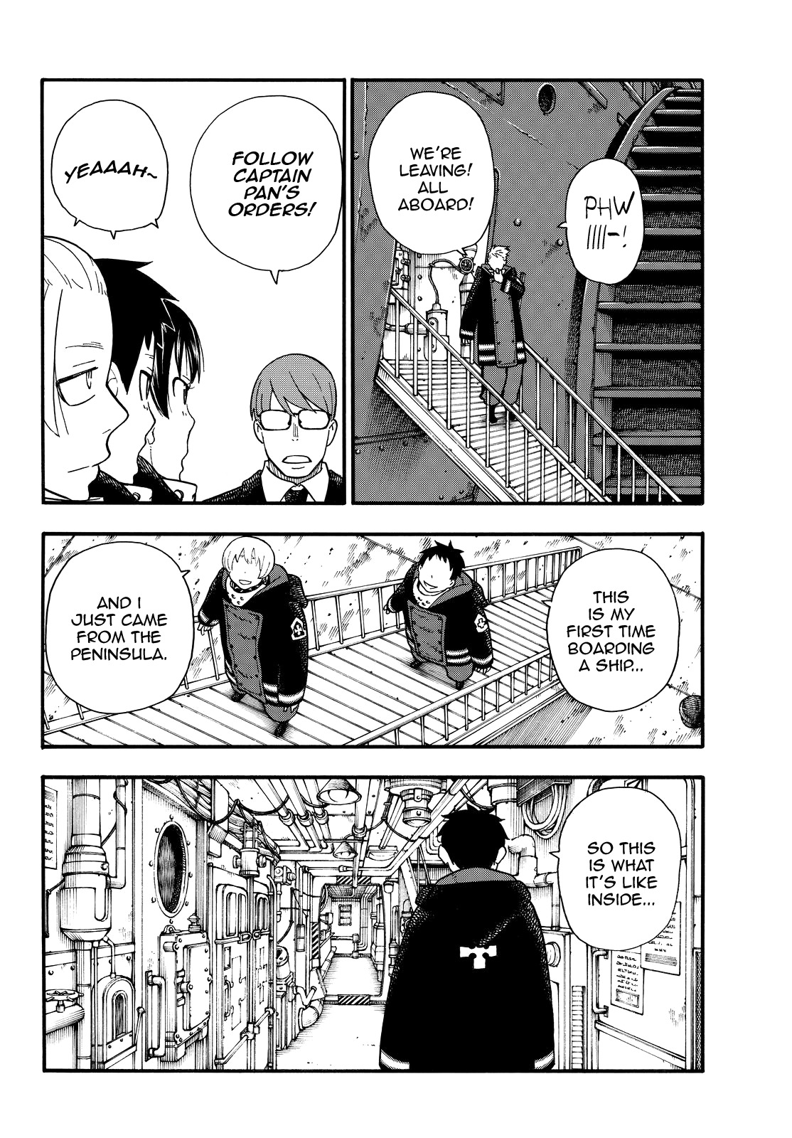 Enen no Shouboutai Chapter 112 page 7 - Chapter 112: Towards the Unknown