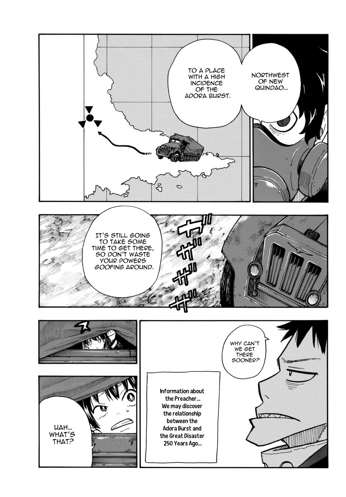Enen no Shouboutai Chapter 113 page 10 - Chapter 113: The Outside World