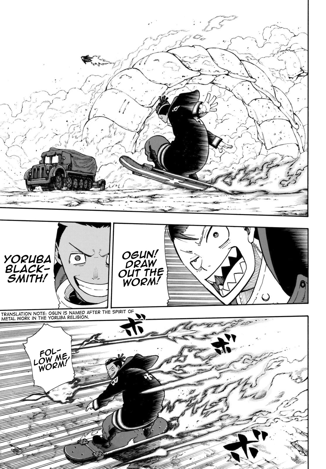 Enen no Shouboutai Chapter 113 page 19 - Chapter 113: The Outside World