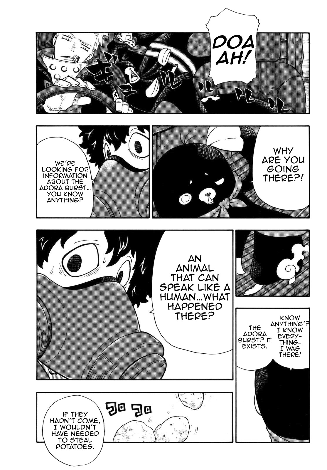 Enen no Shouboutai Chapter 113 page 21 - Chapter 113: The Outside World