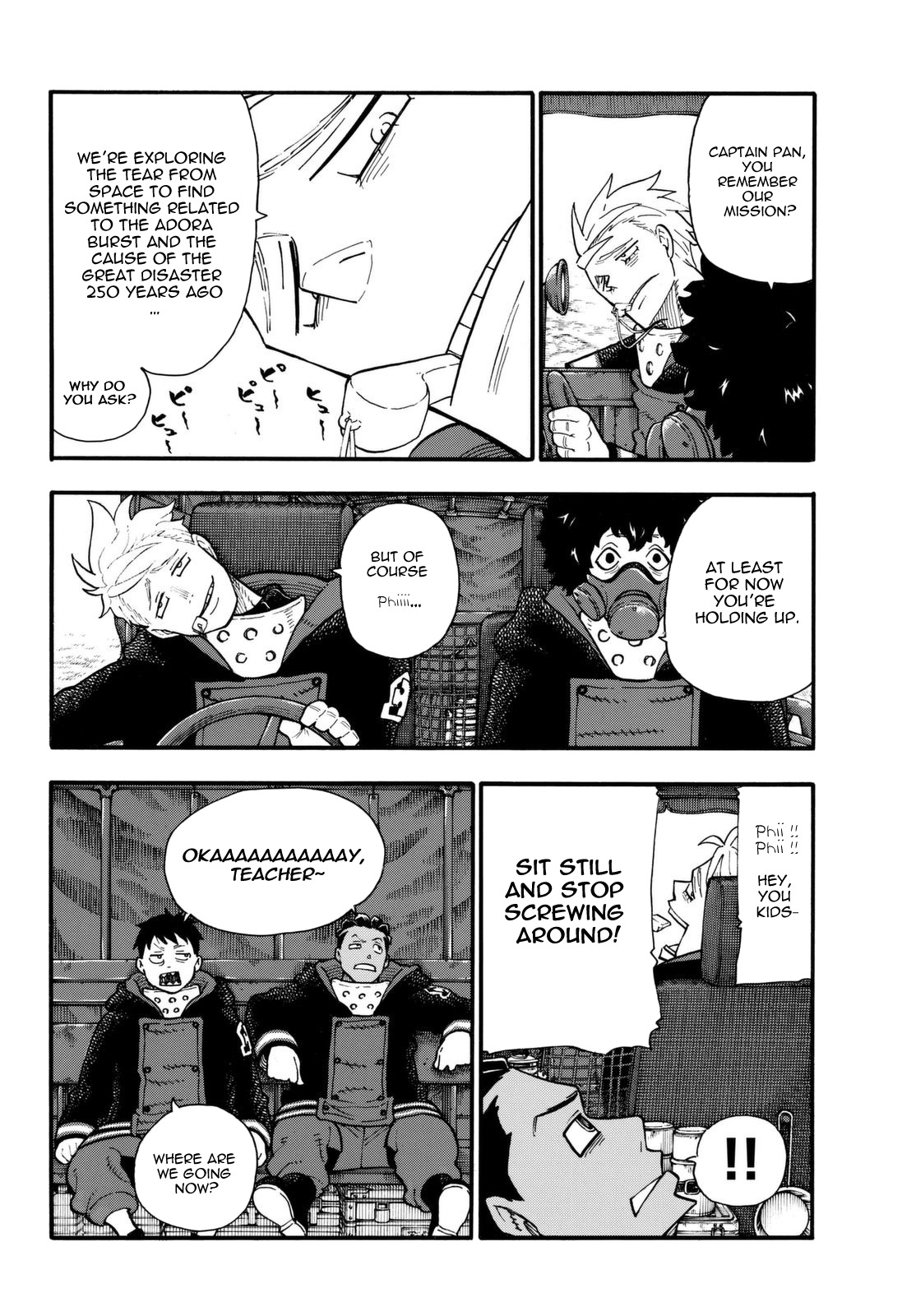 Enen no Shouboutai Chapter 113 page 9 - Chapter 113: The Outside World