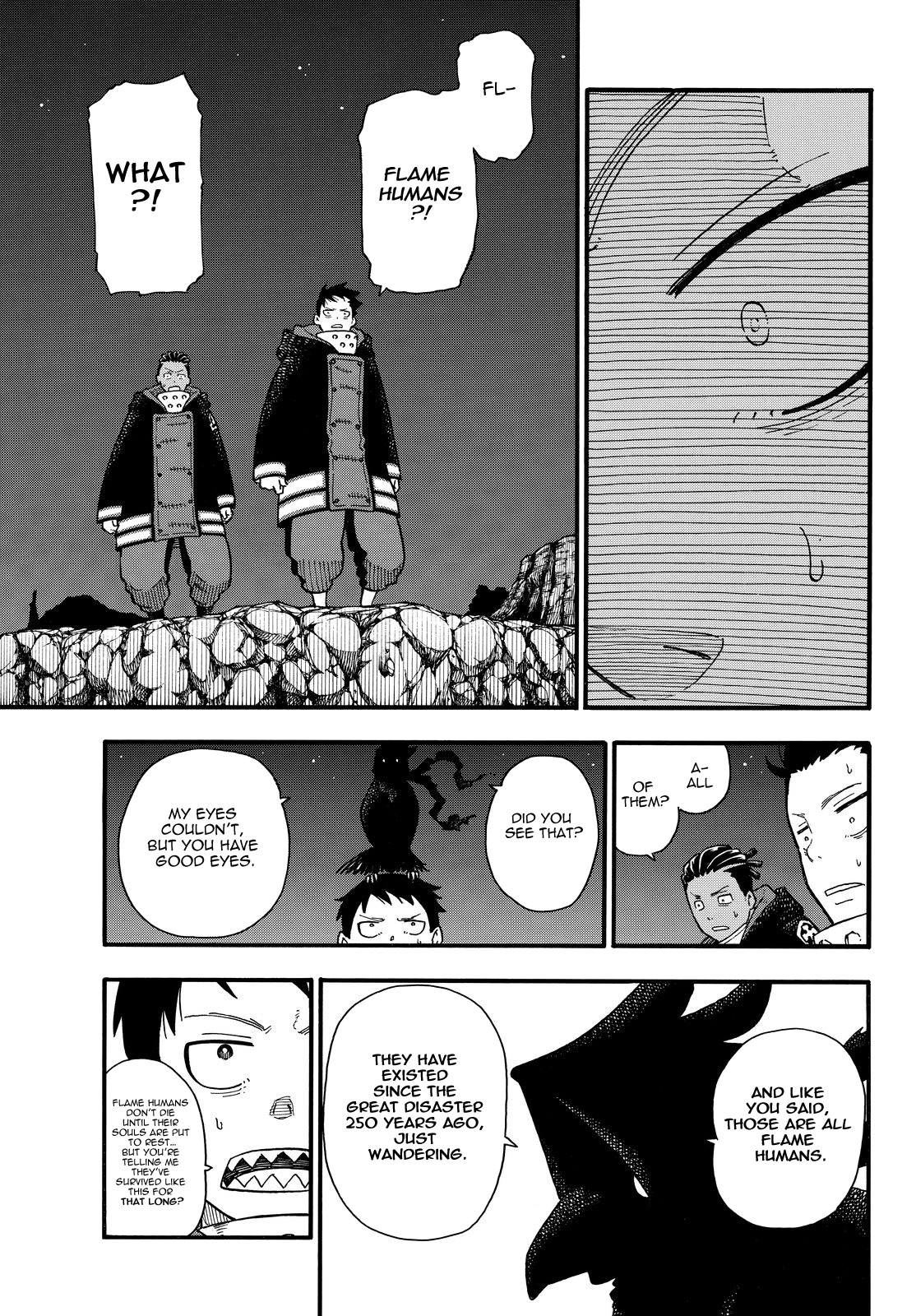 Enen no Shouboutai Chapter 114 page 14 - Chapter 114: The Road to the Oasis