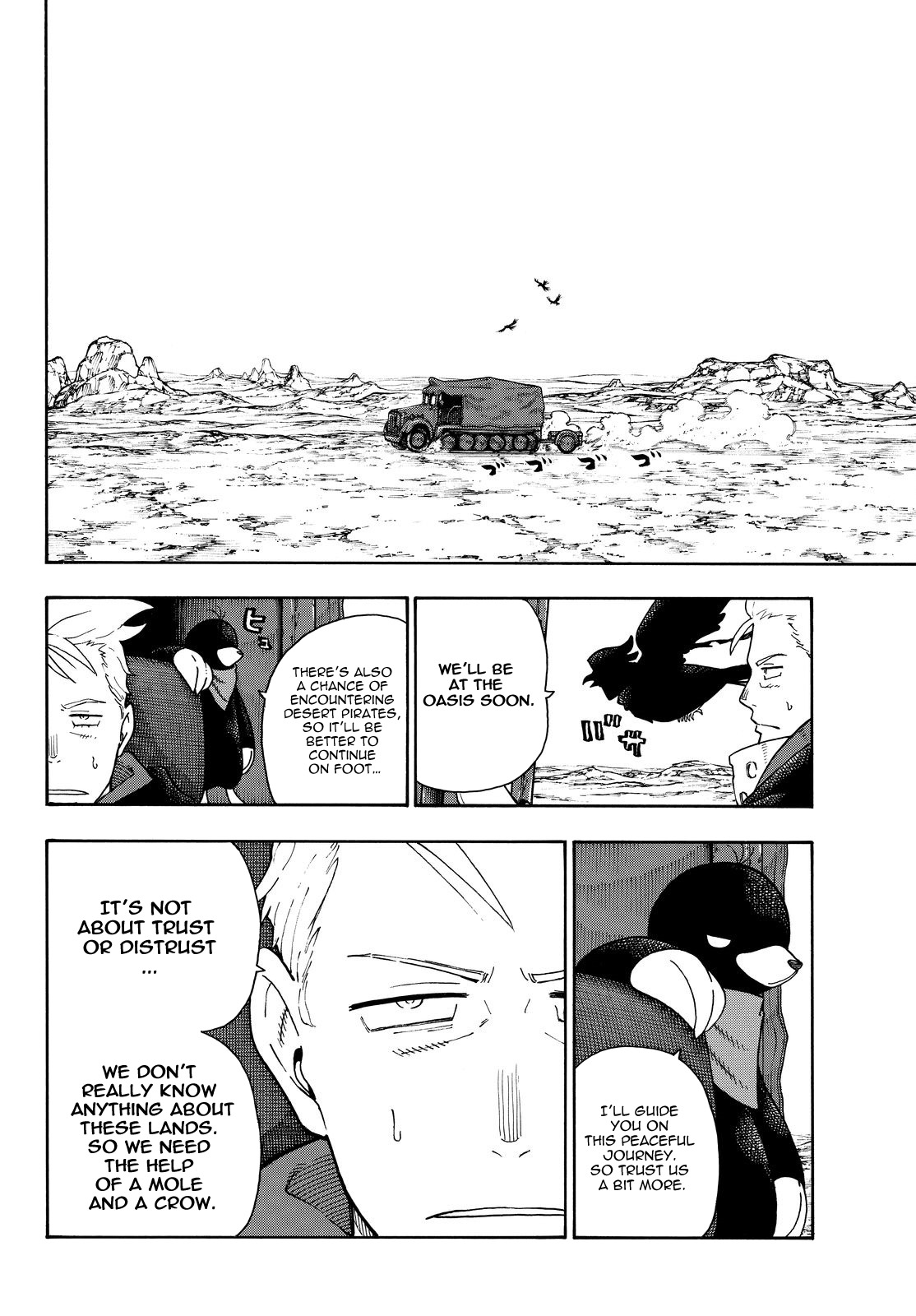 Enen no Shouboutai Chapter 114 page 17 - Chapter 114: The Road to the Oasis