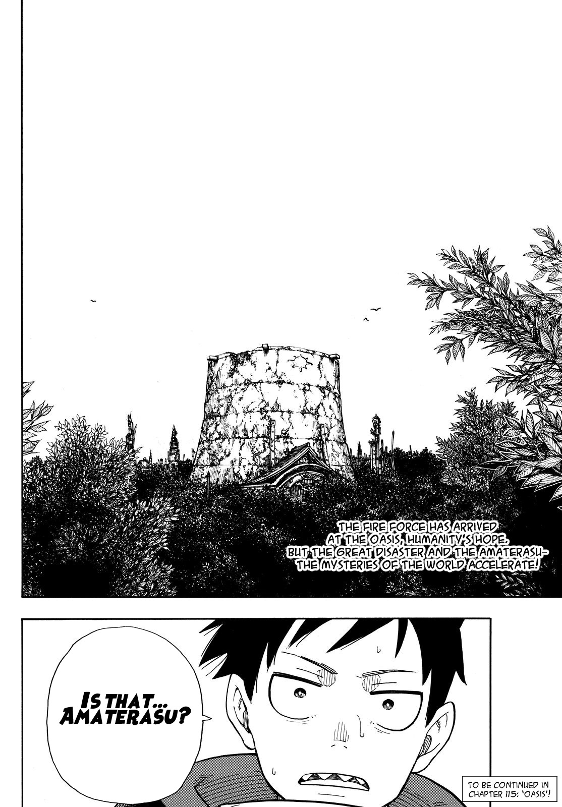 Enen no Shouboutai Chapter 114 page 21 - Chapter 114: The Road to the Oasis