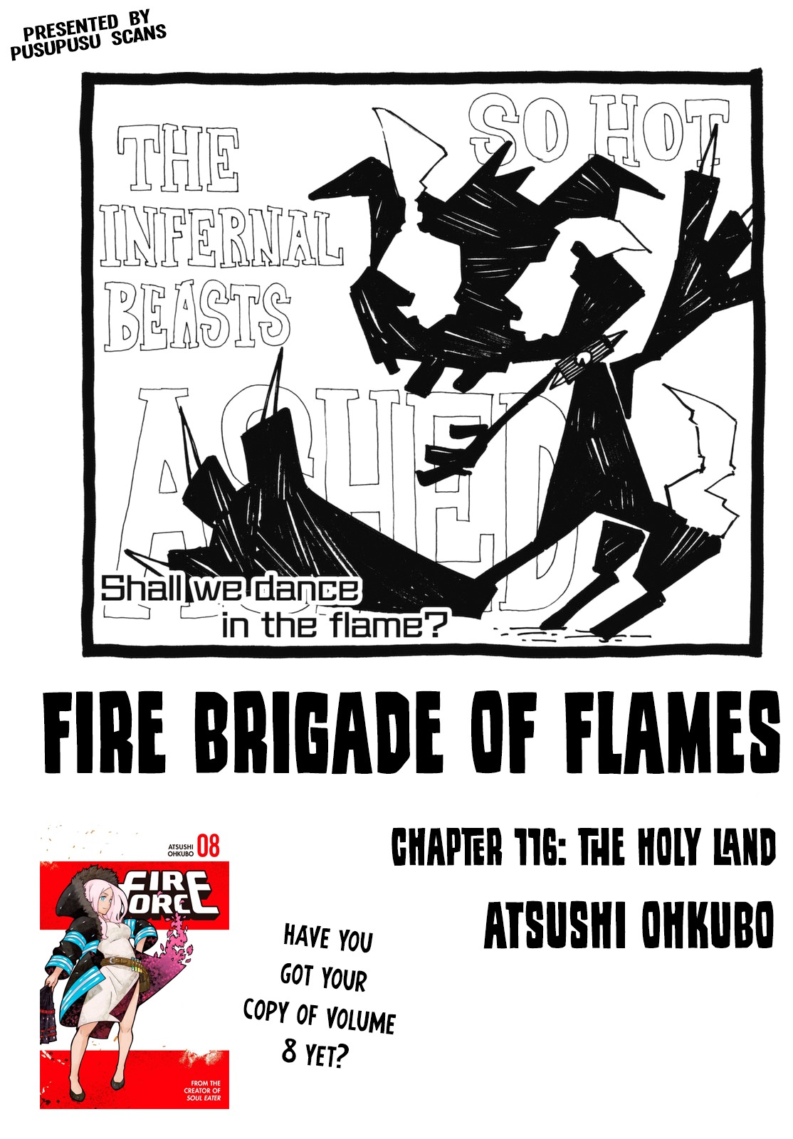 Enen no Shouboutai Chapter 116 page 1 - Chapter 116: The Holy Land