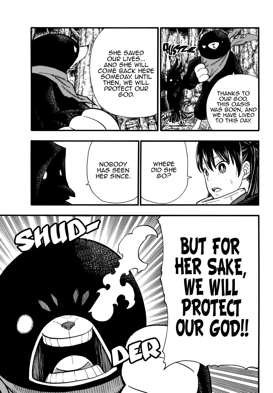 Enen no Shouboutai Chapter 116 page 10 - Chapter 116: The Holy Land
