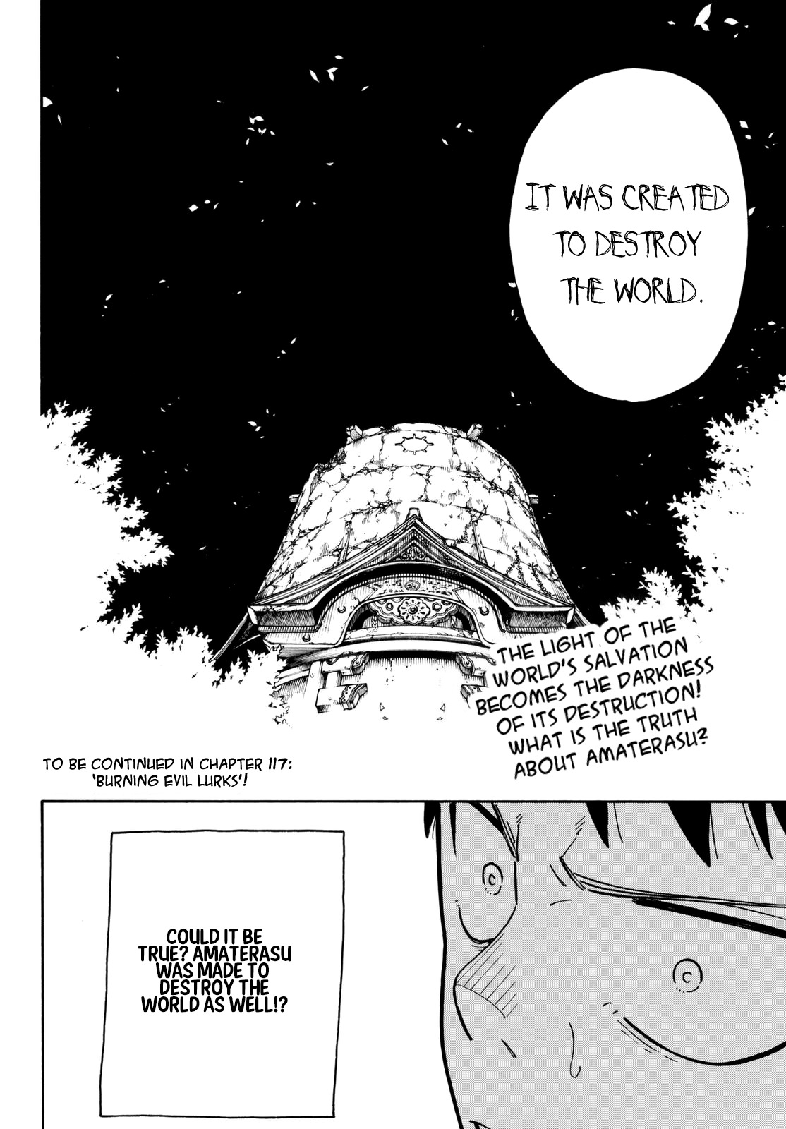 Enen no Shouboutai Chapter 116 page 21 - Chapter 116: The Holy Land