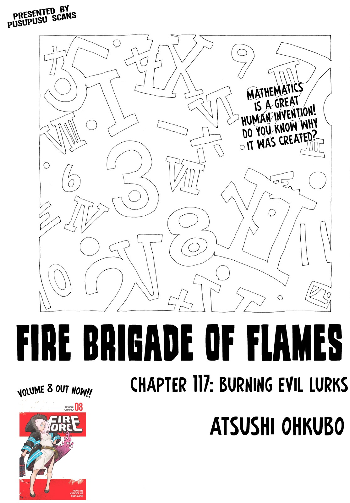 Enen no Shouboutai Chapter 117 page 1 - Chapter 117: Burning Evil Lurks