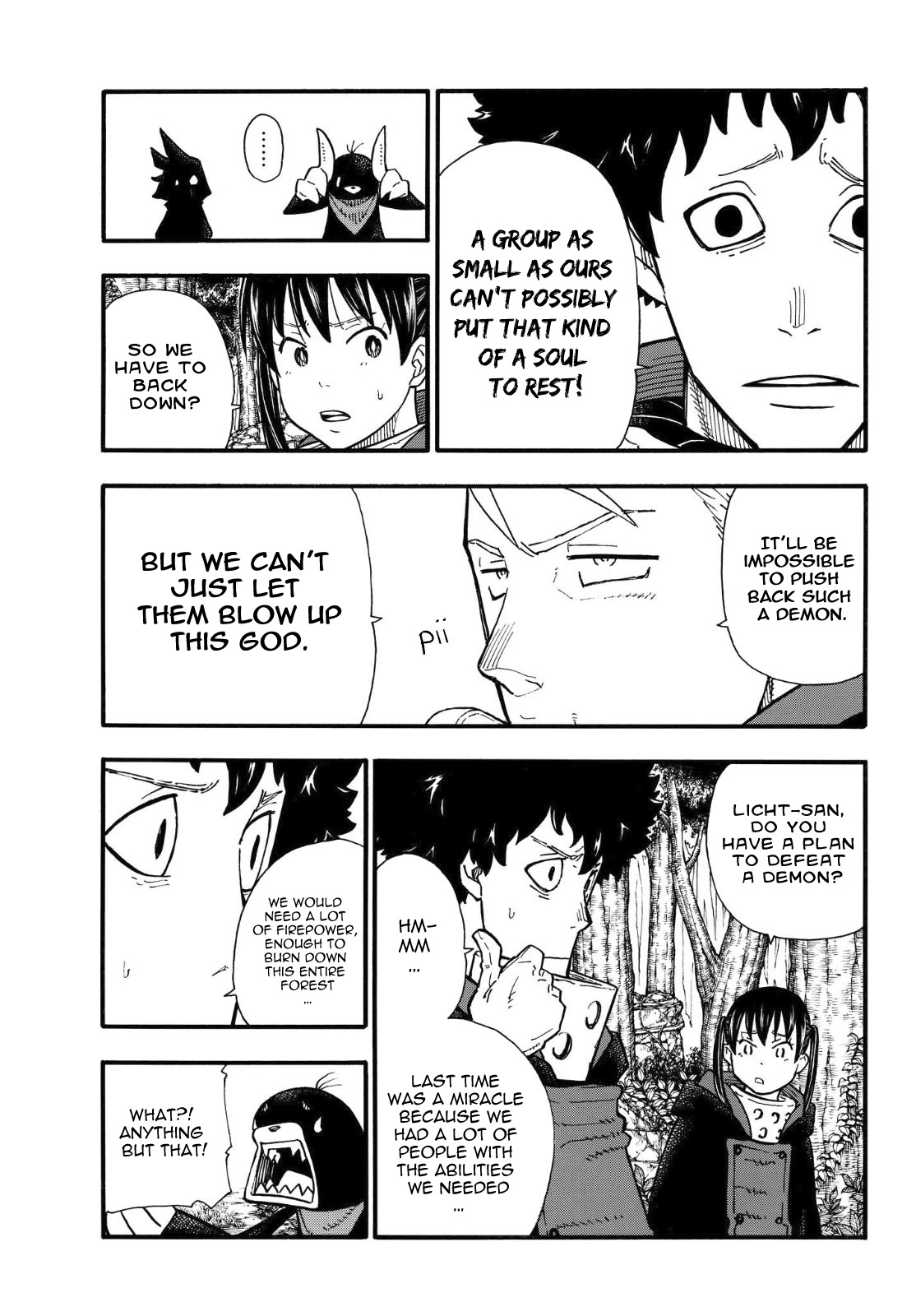 Enen no Shouboutai Chapter 117 page 12 - Chapter 117: Burning Evil Lurks