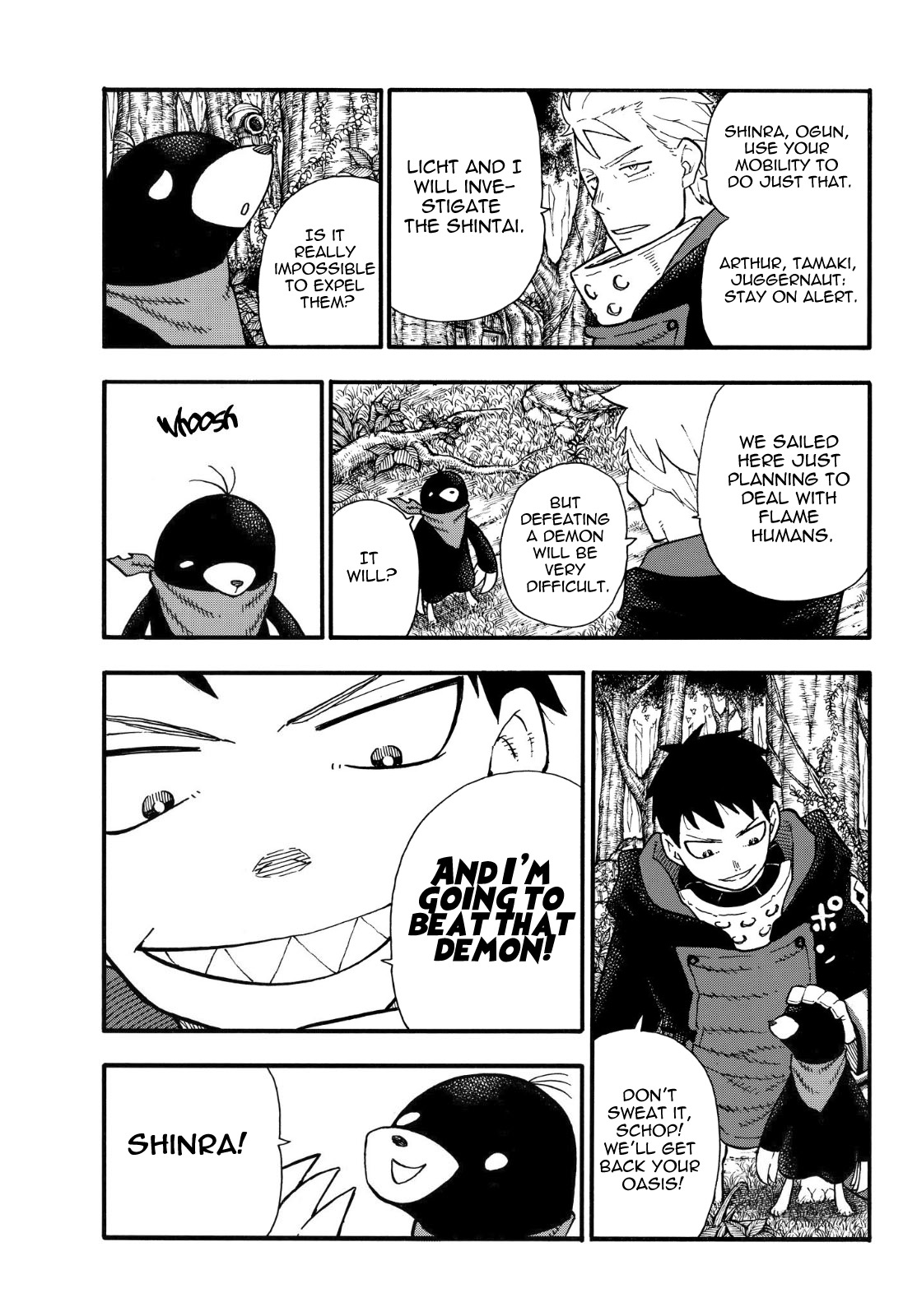 Enen no Shouboutai Chapter 117 page 14 - Chapter 117: Burning Evil Lurks