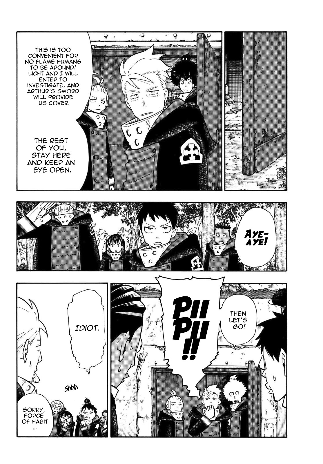 Enen no Shouboutai Chapter 117 page 17 - Chapter 117: Burning Evil Lurks