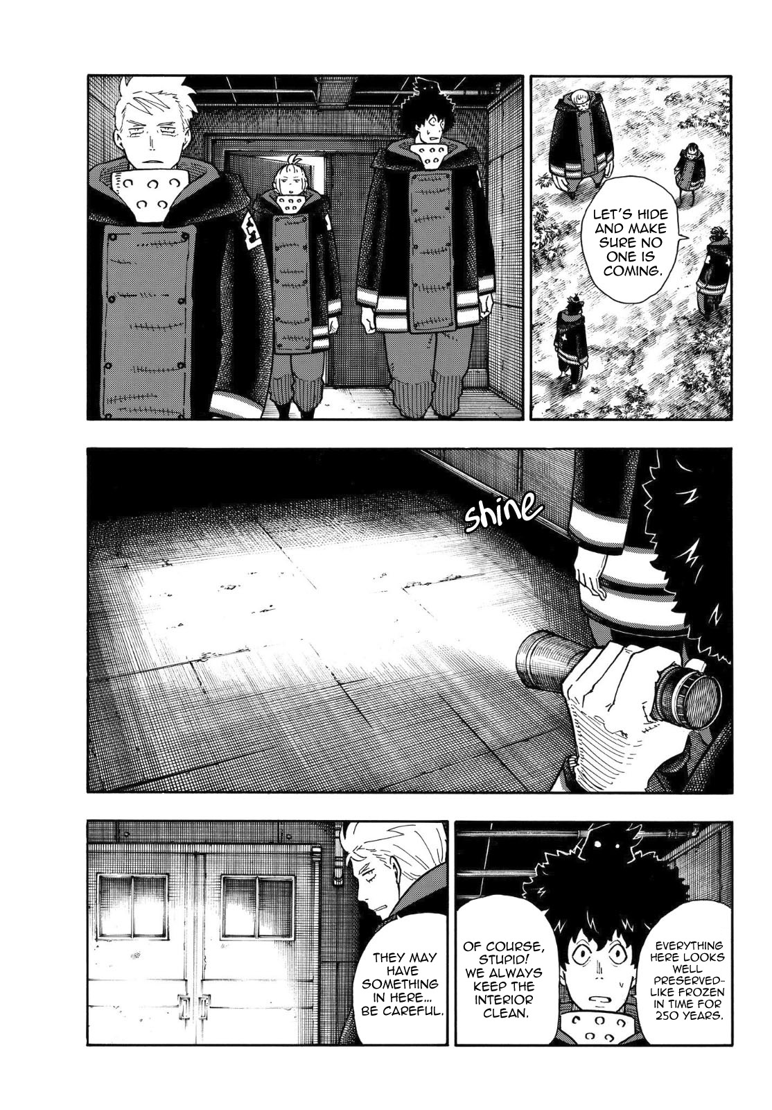 Enen no Shouboutai Chapter 117 page 18 - Chapter 117: Burning Evil Lurks
