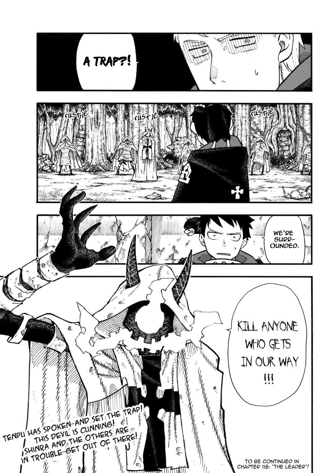Enen no Shouboutai Chapter 117 page 20 - Chapter 117: Burning Evil Lurks
