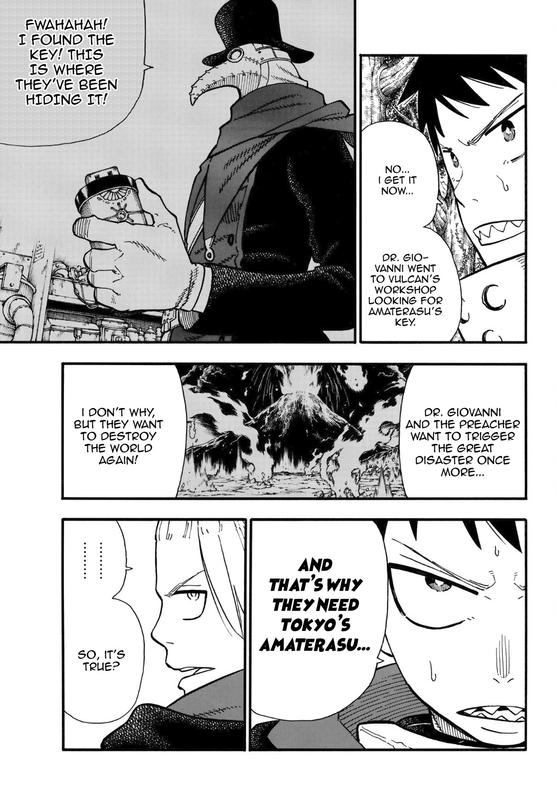 Enen no Shouboutai Chapter 117 page 4 - Chapter 117: Burning Evil Lurks