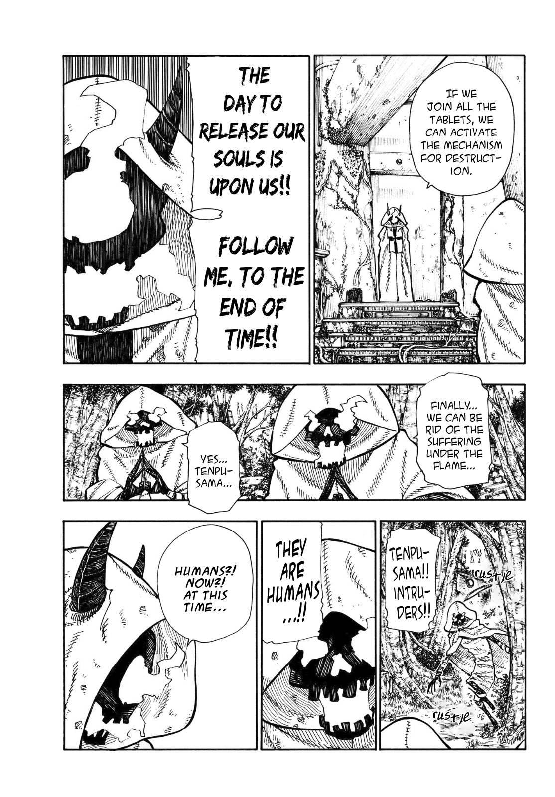 Enen no Shouboutai Chapter 117 page 8 - Chapter 117: Burning Evil Lurks