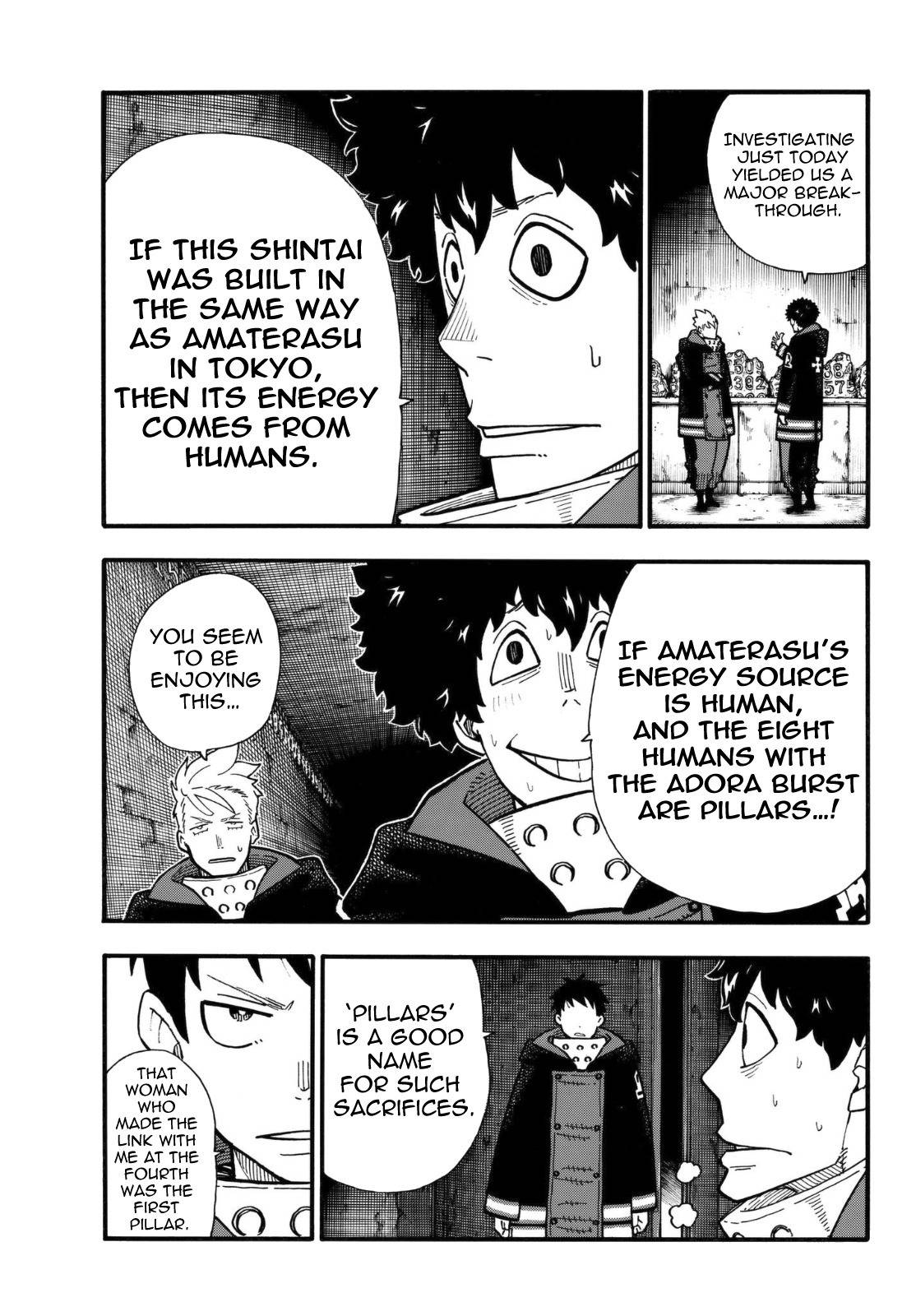 Enen no Shouboutai Chapter 122 page 12 - Chapter 122: The Black Lady
