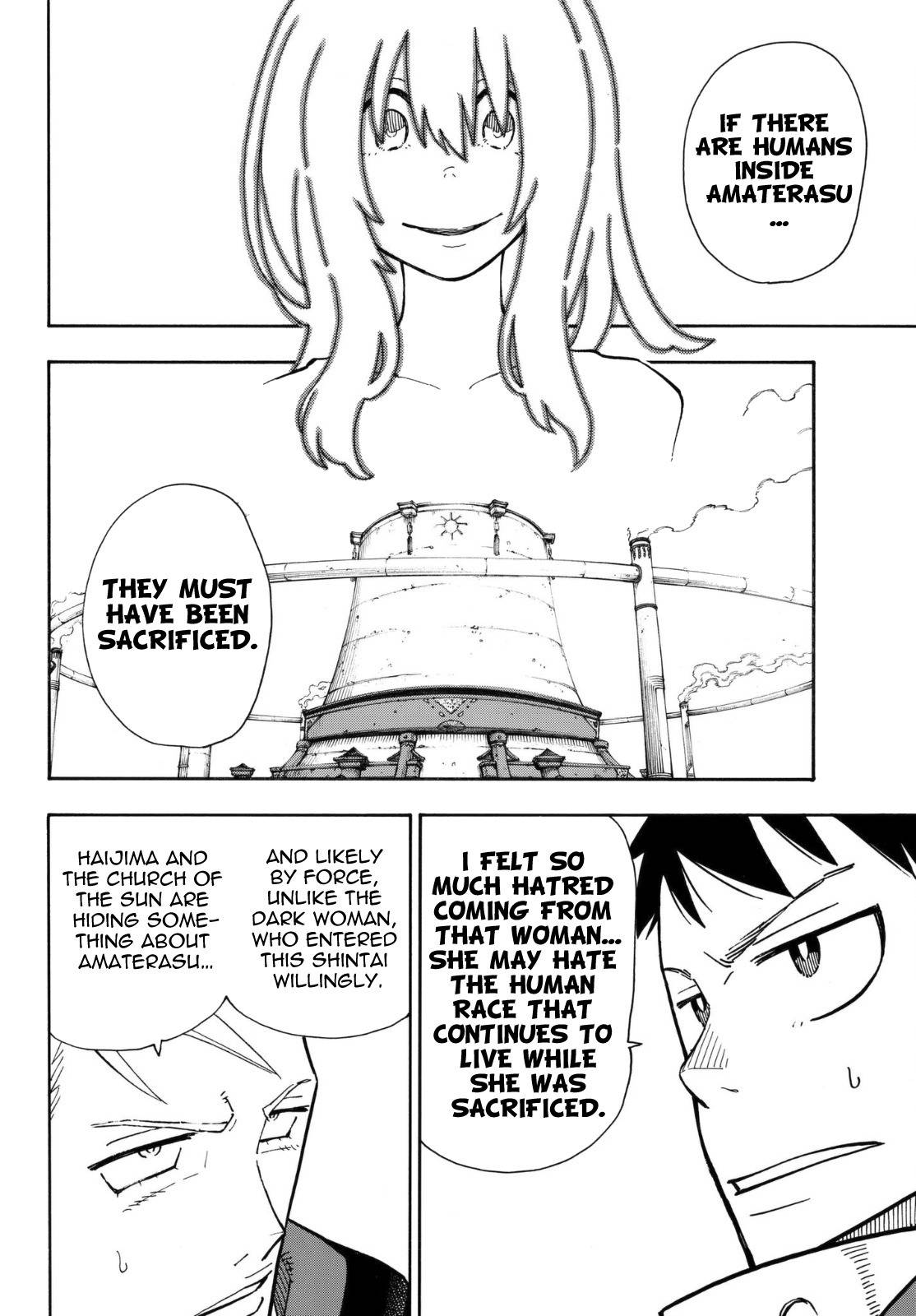 Enen no Shouboutai Chapter 122 page 13 - Chapter 122: The Black Lady