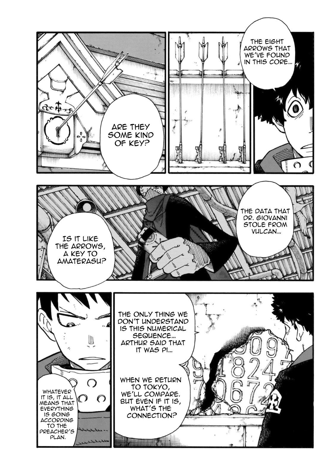 Enen no Shouboutai Chapter 122 page 14 - Chapter 122: The Black Lady