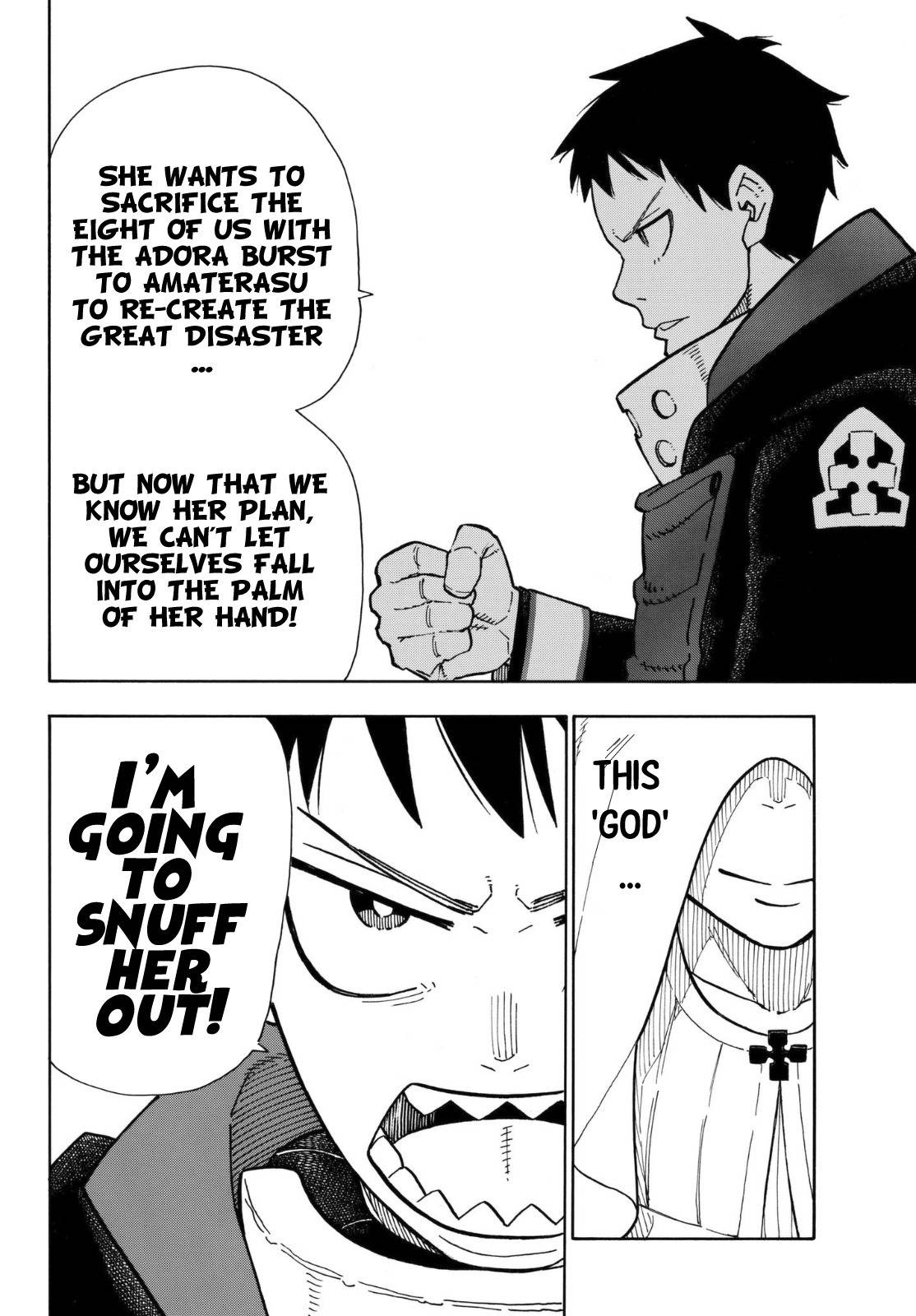 Enen no Shouboutai Chapter 122 page 15 - Chapter 122: The Black Lady