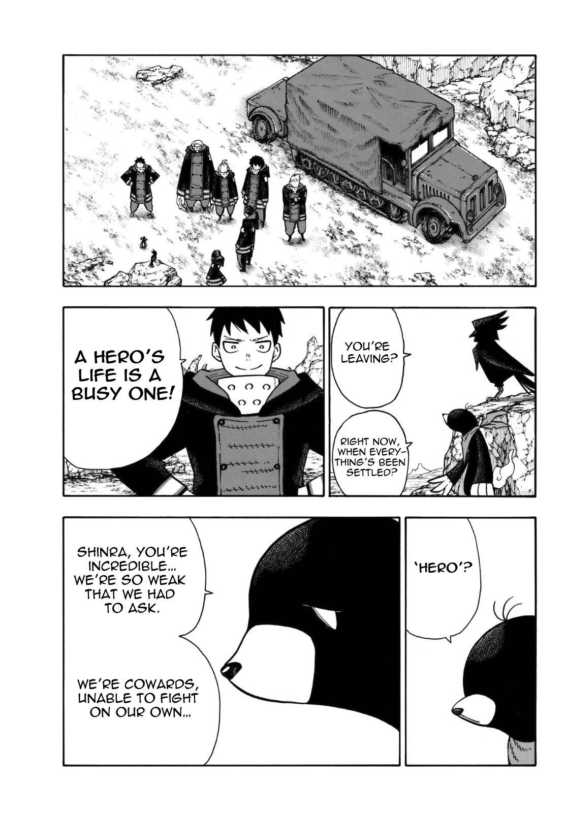 Enen no Shouboutai Chapter 122 page 16 - Chapter 122: The Black Lady