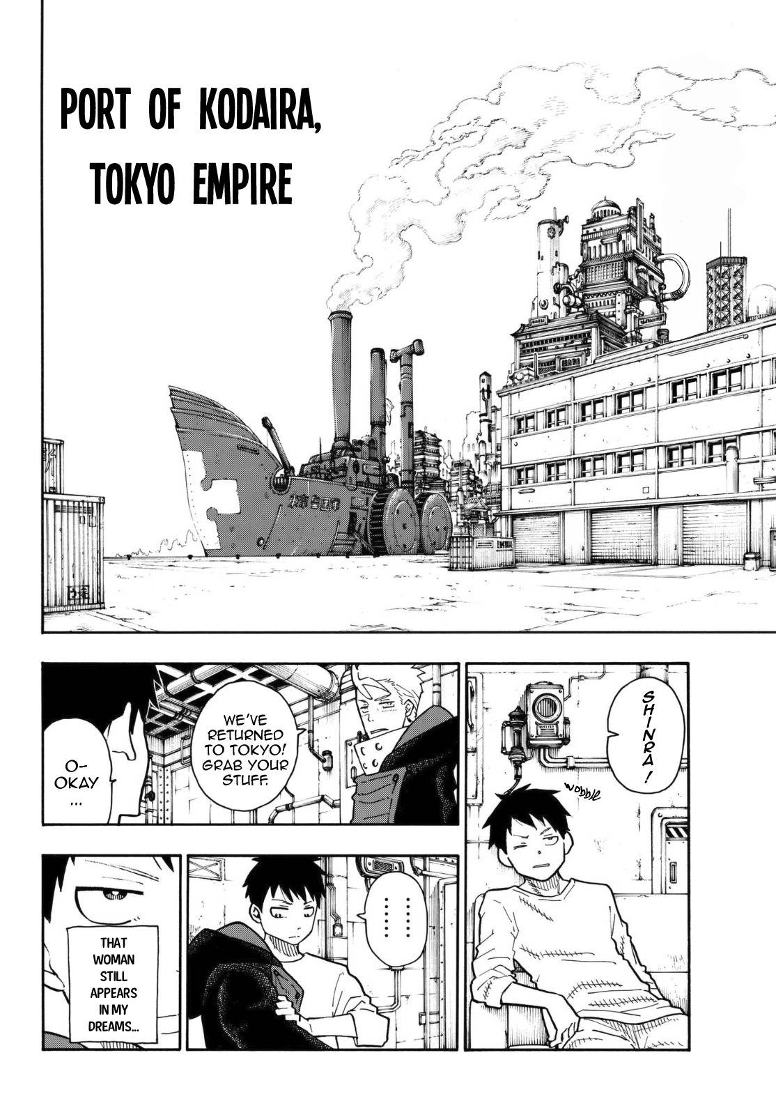 Enen no Shouboutai Chapter 123 page 5 - Chapter 123: A Threatening Shadow