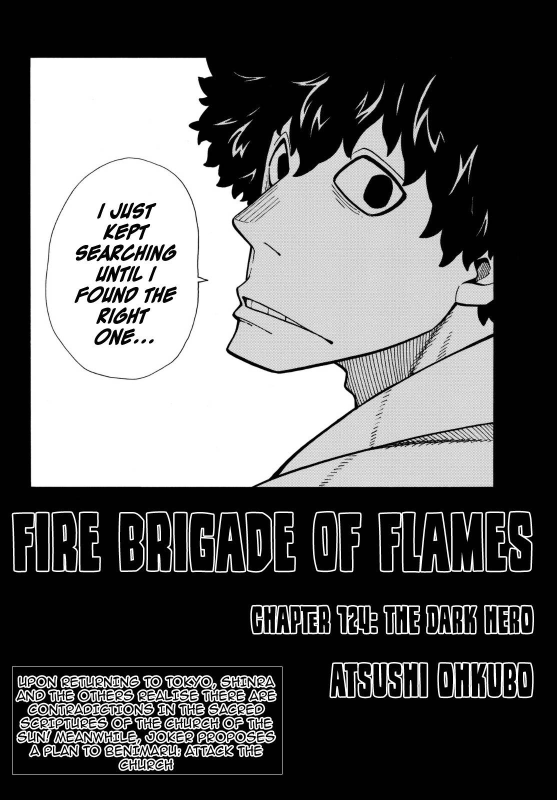 Enen no Shouboutai Chapter 124 page 3 - Chapter 124: The Dark Hero