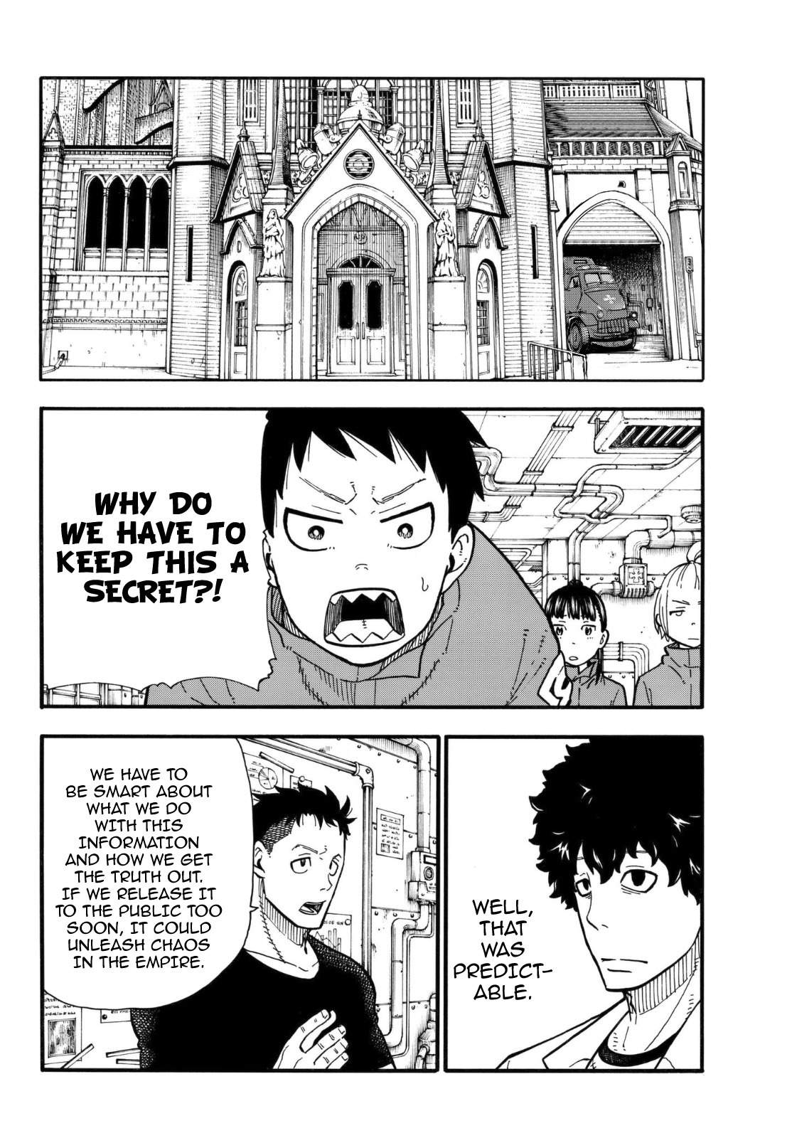 Enen no Shouboutai Chapter 124 page 7 - Chapter 124: The Dark Hero