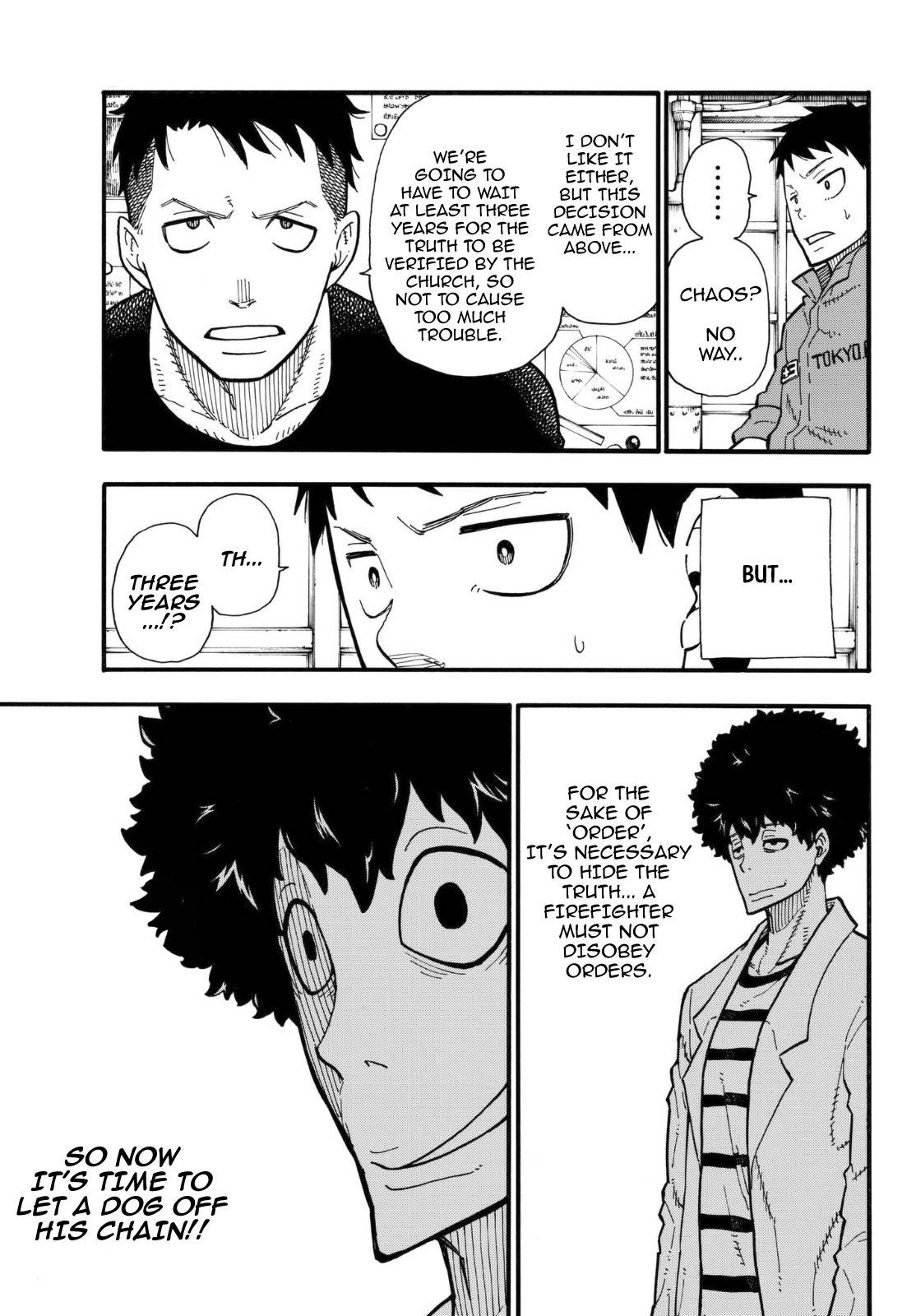 Enen no Shouboutai Chapter 124 page 8 - Chapter 124: The Dark Hero