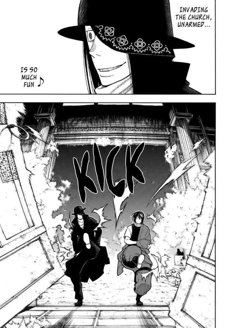 Enen no Shouboutai Chapter 125 page 8 - Chapter 125: The Shadow Born from the Divine Light