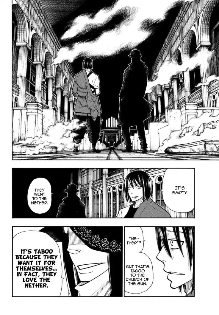 Enen no Shouboutai Chapter 125 page 9 - Chapter 125: The Shadow Born from the Divine Light