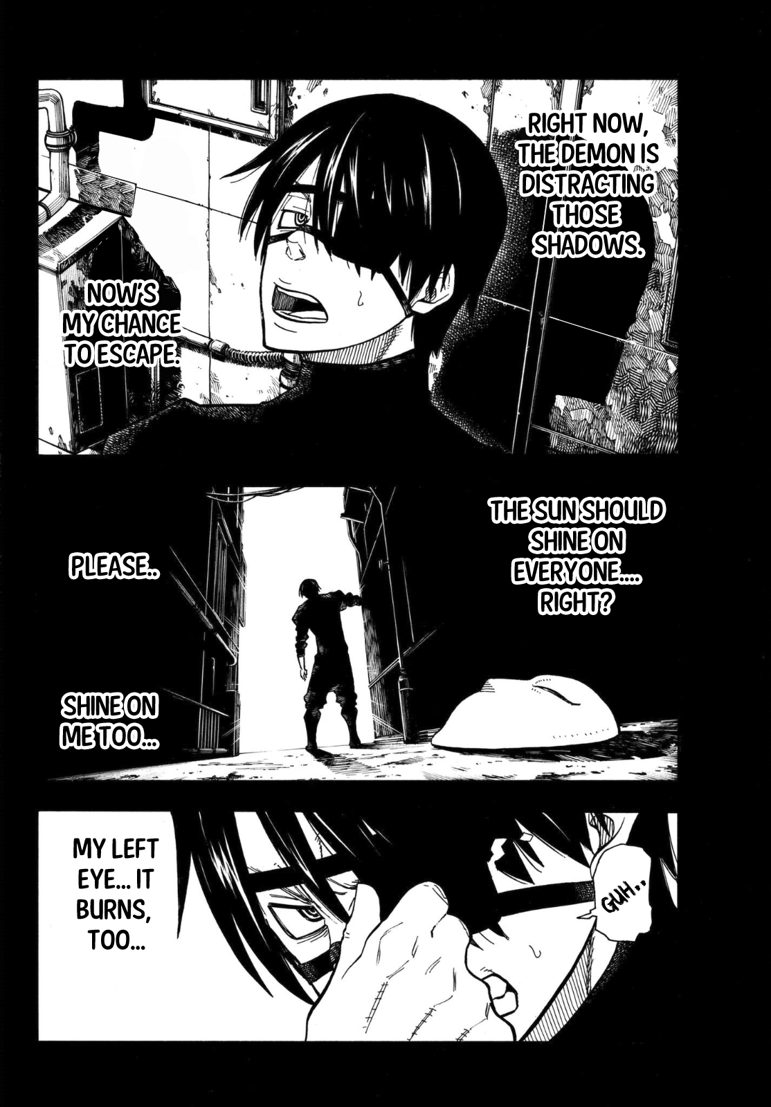 Enen no Shouboutai Chapter 126 page 15 - Chapter 126: In the Shade of the Sun