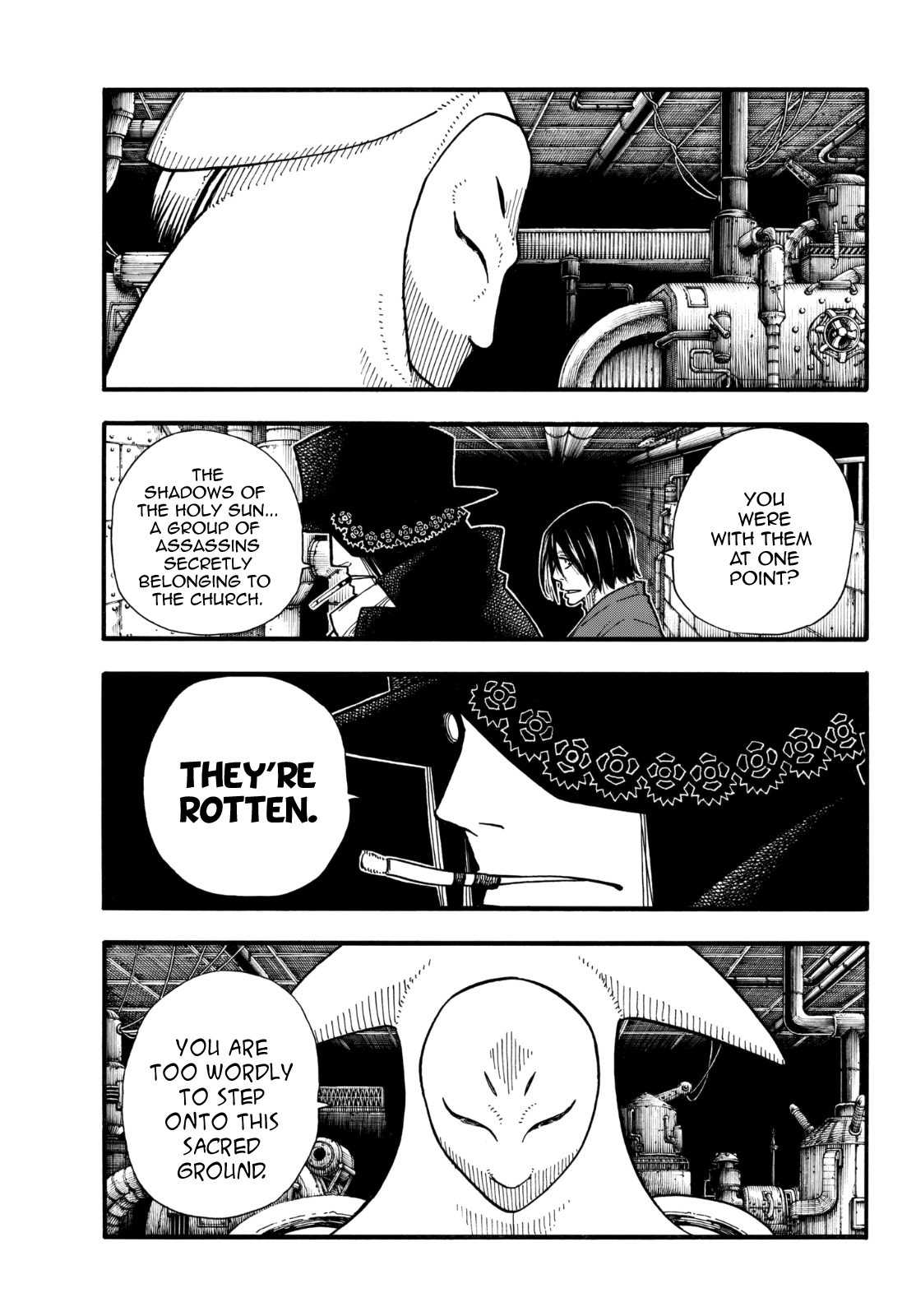 Enen no Shouboutai Chapter 126 page 4 - Chapter 126: In the Shade of the Sun