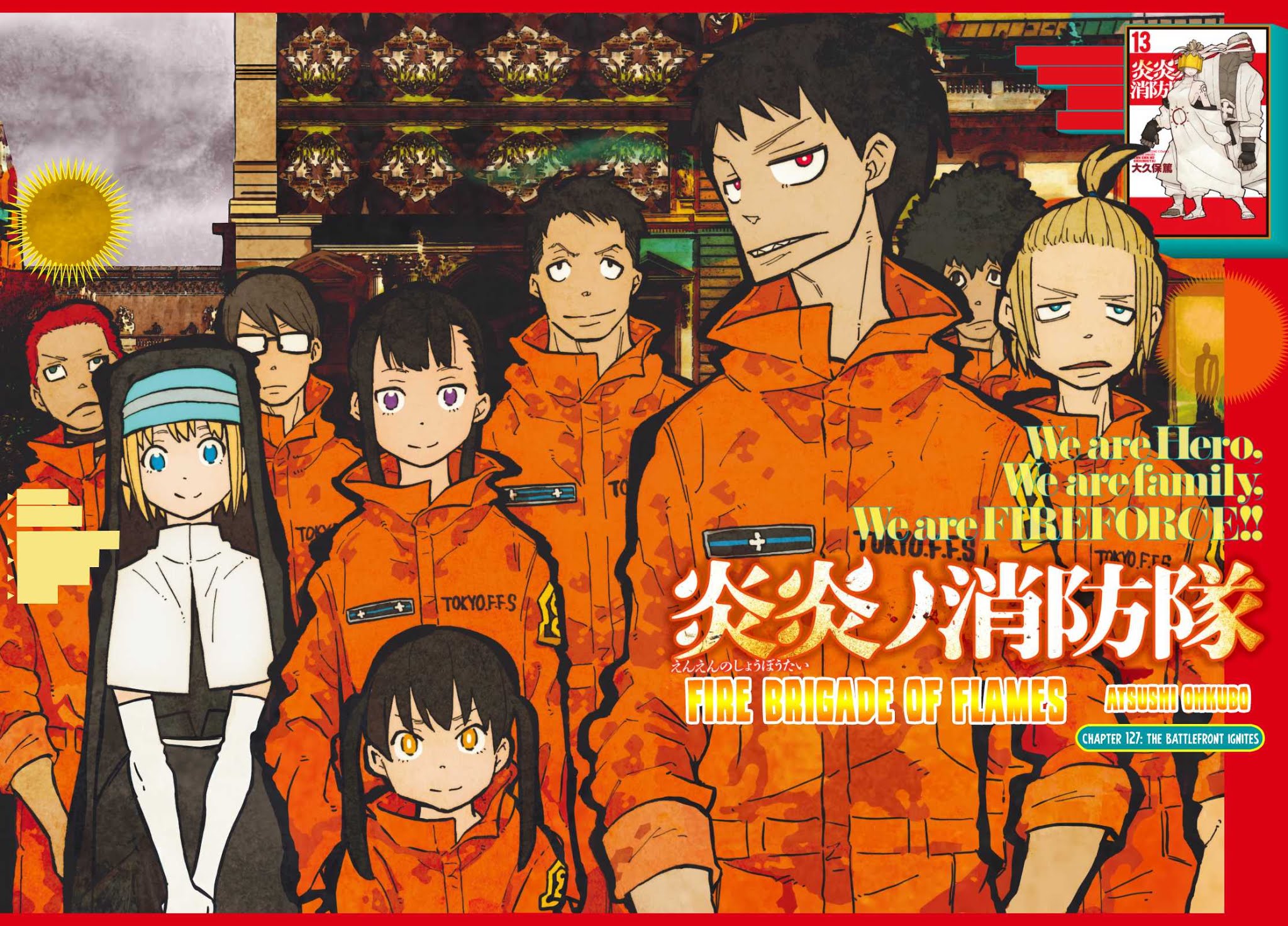 Enen no Shouboutai Chapter 127 page 2 - Chapter 127: The Battlefront Ignites
