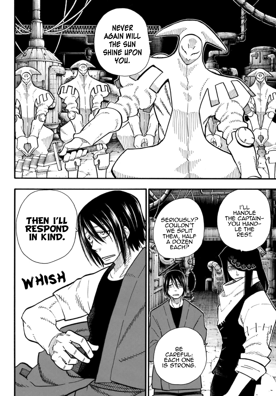 Enen no Shouboutai Chapter 127 page 4 - Chapter 127: The Battlefront Ignites
