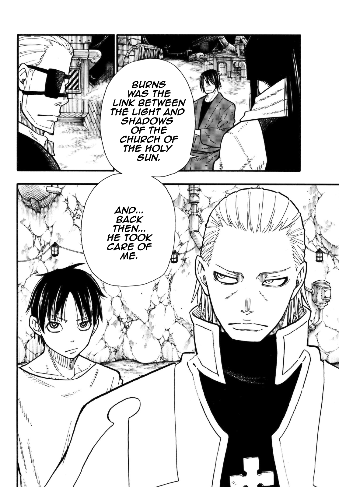 Enen no Shouboutai Chapter 129 page 8 - Chapter 129: Double One-Eyed