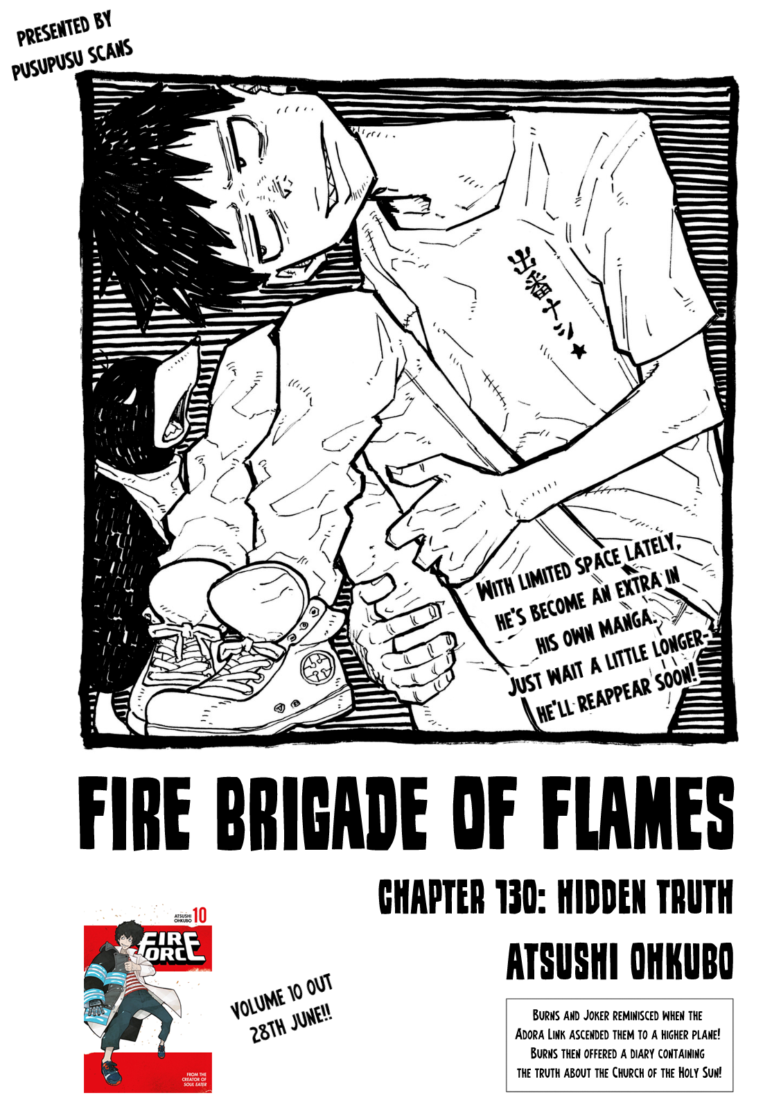 Enen no Shouboutai Chapter 130 page 1 - Chapter 130: Hidden Truth