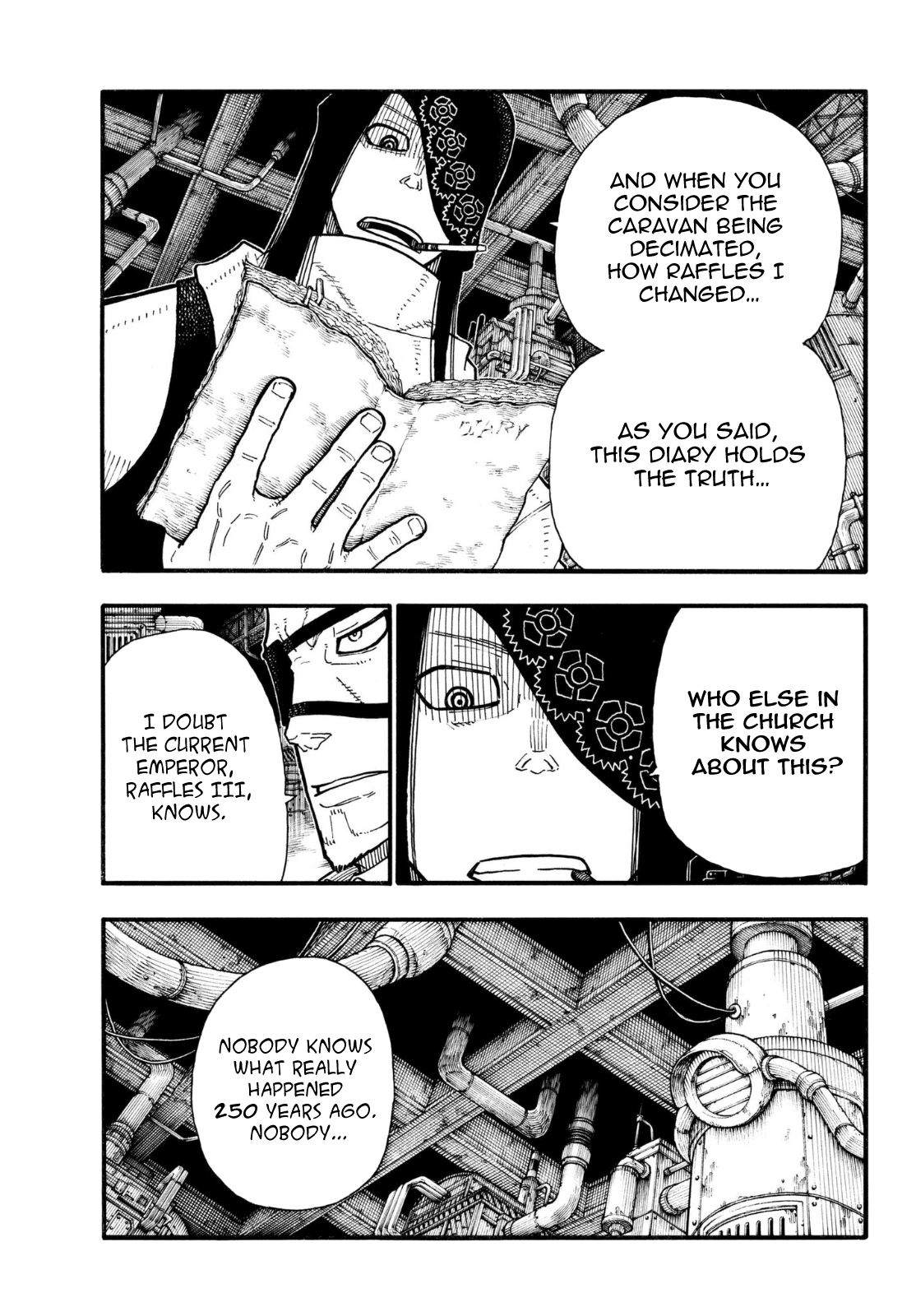 Enen no Shouboutai Chapter 130 page 10 - Chapter 130: Hidden Truth