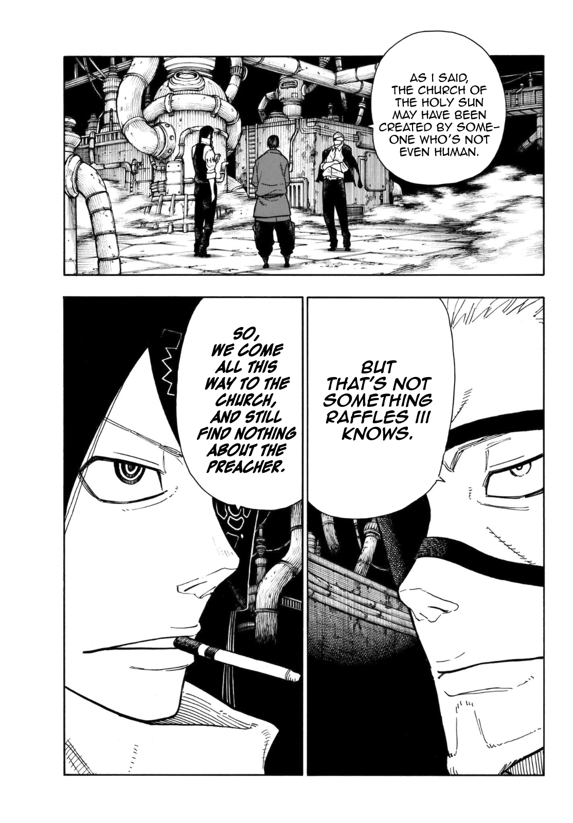 Enen no Shouboutai Chapter 130 page 14 - Chapter 130: Hidden Truth
