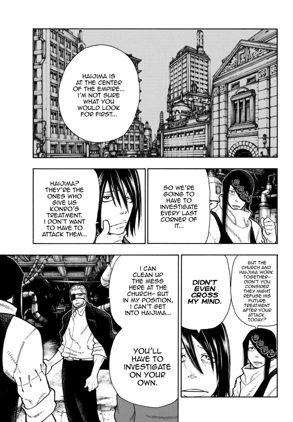 Enen no Shouboutai Chapter 130 page 18 - Chapter 130: Hidden Truth